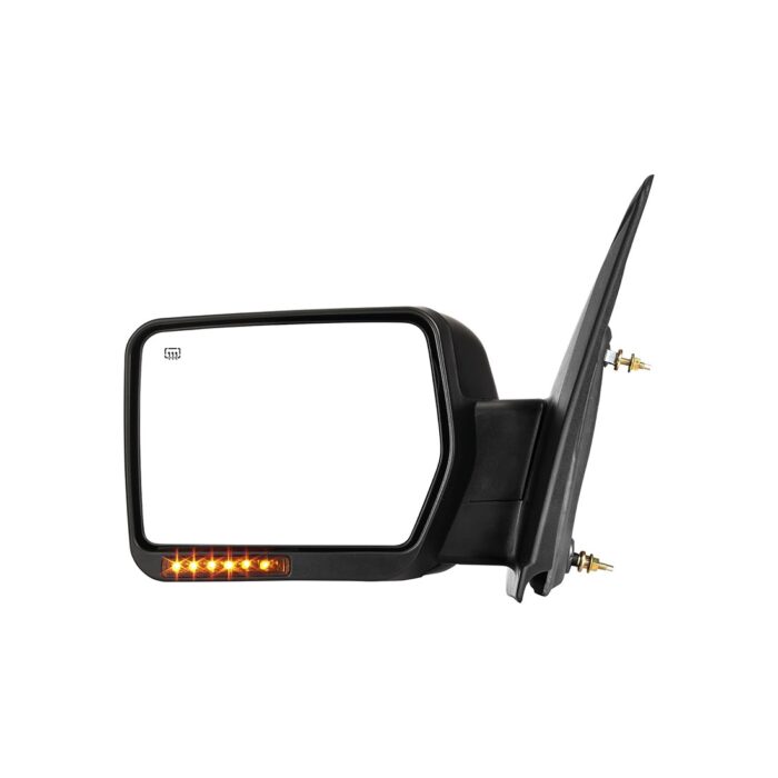 Manual Door Mirror For Honda Civic, Black Textured - Image 2