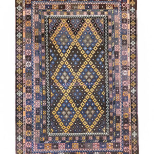 ANTIQUE AFGHAN KILIM RUG - 379cm x 235cm (12'5 x 7'8)