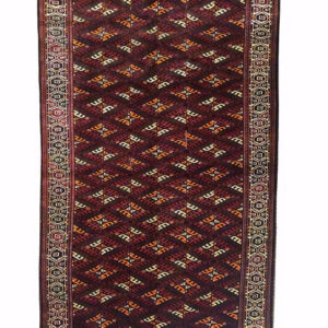 ANTIQUE TURKOMAN - 335cm x 197cm (11' x 6'6)